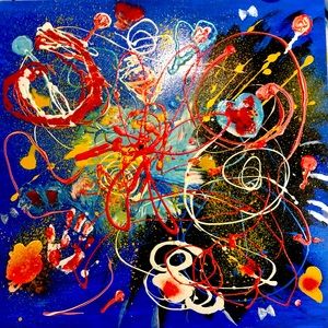 Original abstract oil painting